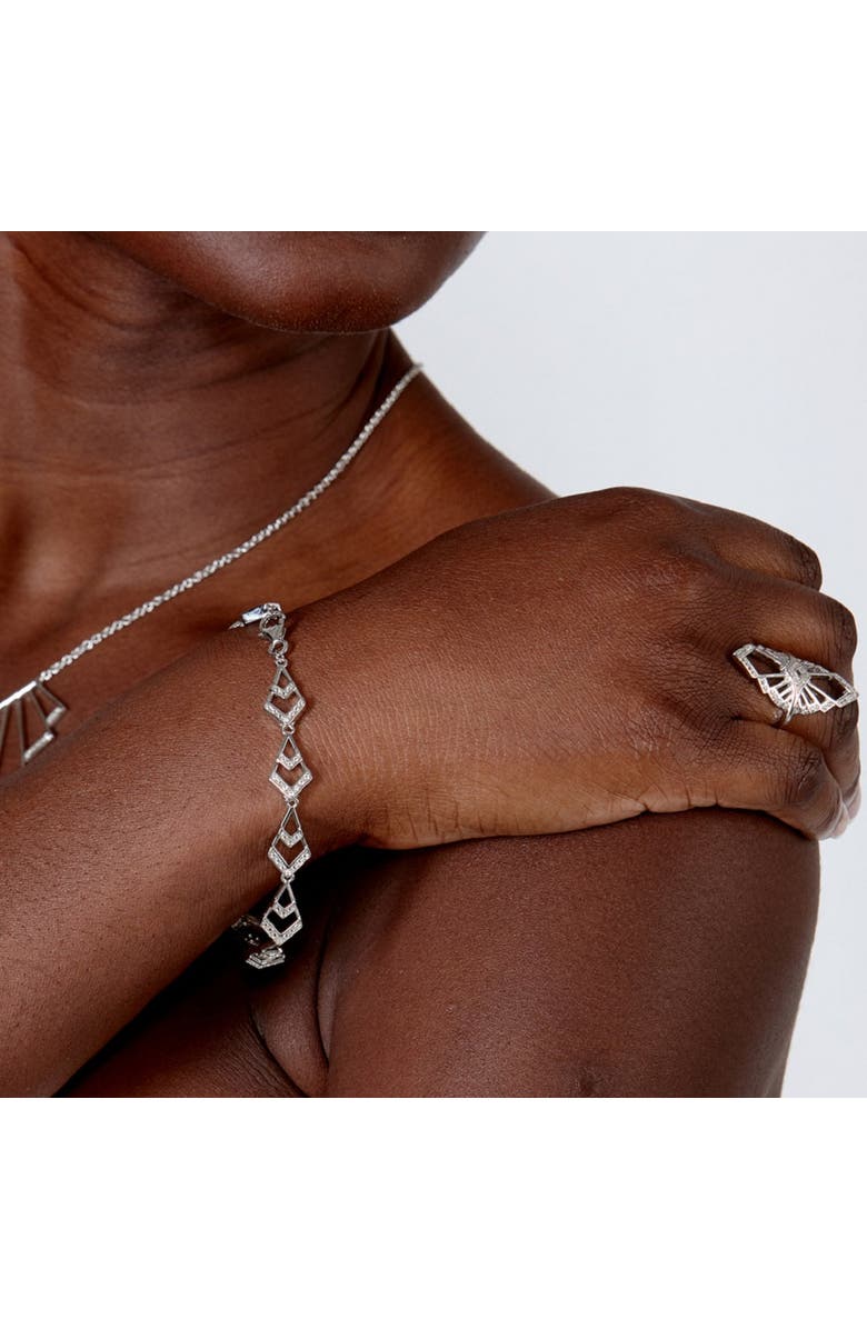 Lucy Quartermaine Tie Bracelet, Alternate, color, Sterling Silver