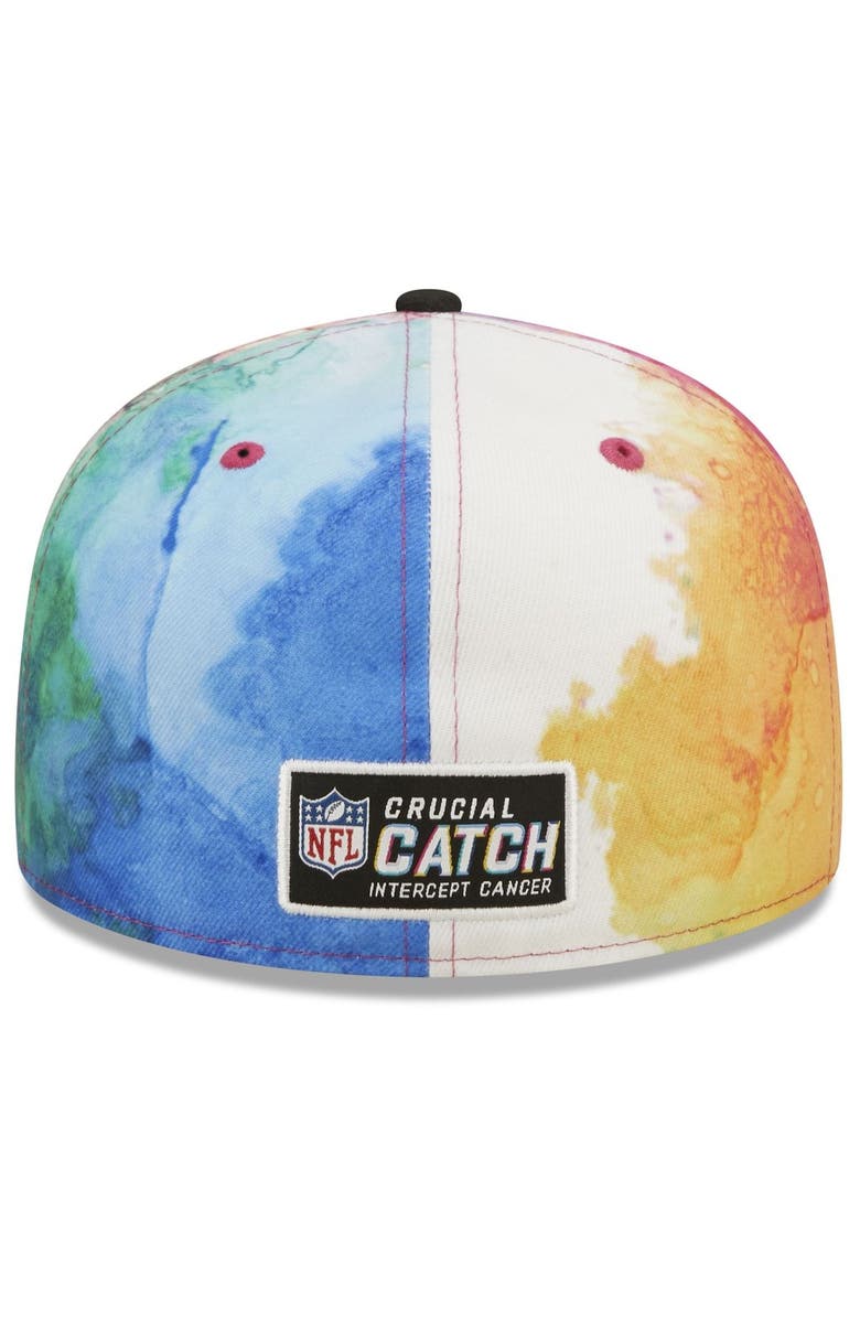 New Era Men's New Era Pink/Black Philadelphia Eagles 2022 NFL Crucial Catch 59FIFTY Fitted Hat, Alternate, color,