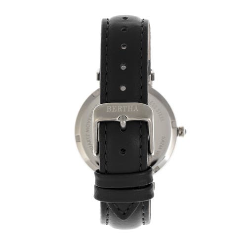 Bertha Emily Mother-of-pearl Bracelet Watch In Metallic