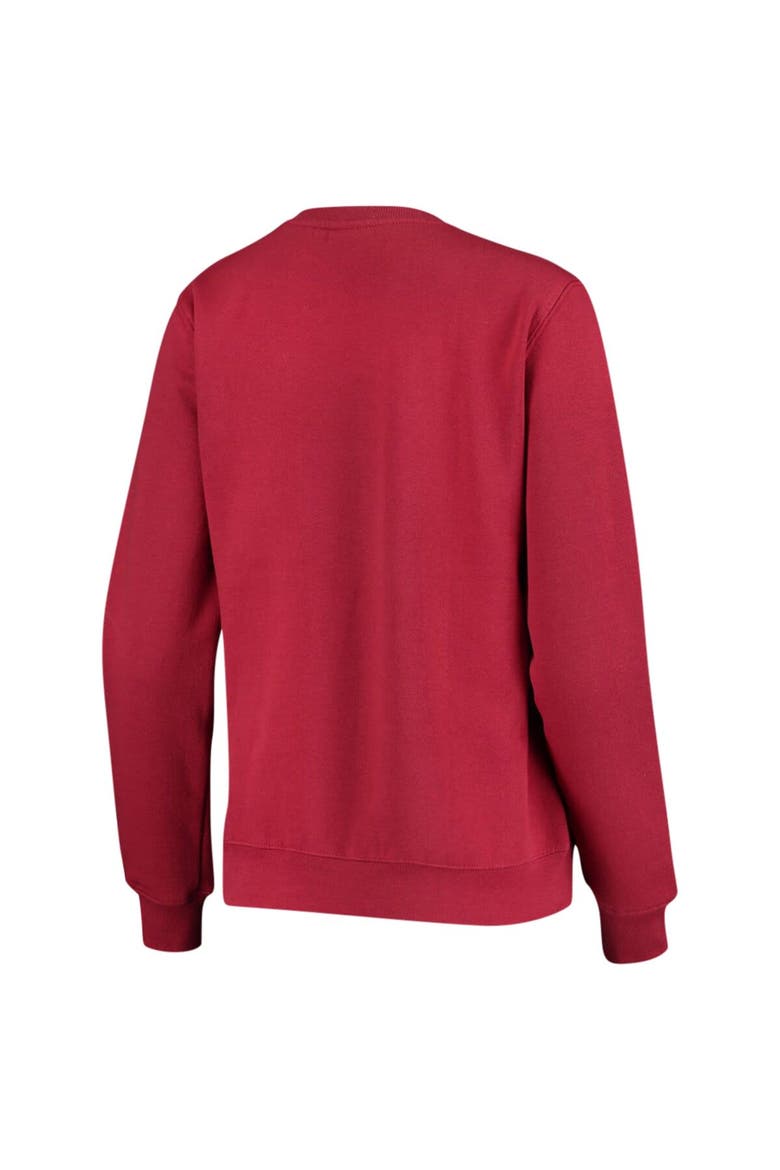 Women's Colosseum Crimson Alabama Crimson Tide Campanile Pullover Sweatshirt, Alternate, color, Crimson