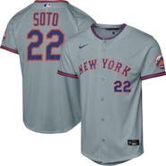 Nike Youth Nike Juan Soto Gray New York Mets Road Stadium Jersey