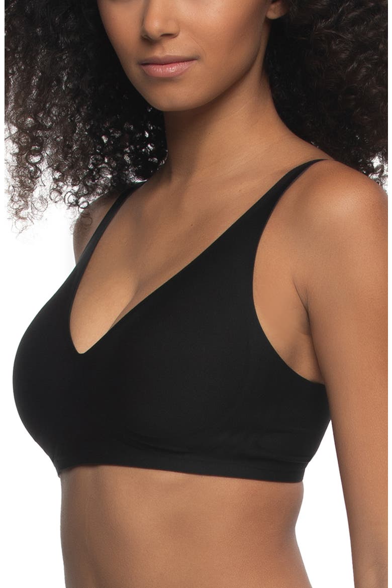 The Wire-Free T-Shirt Bra, Alternate, color, BLACK