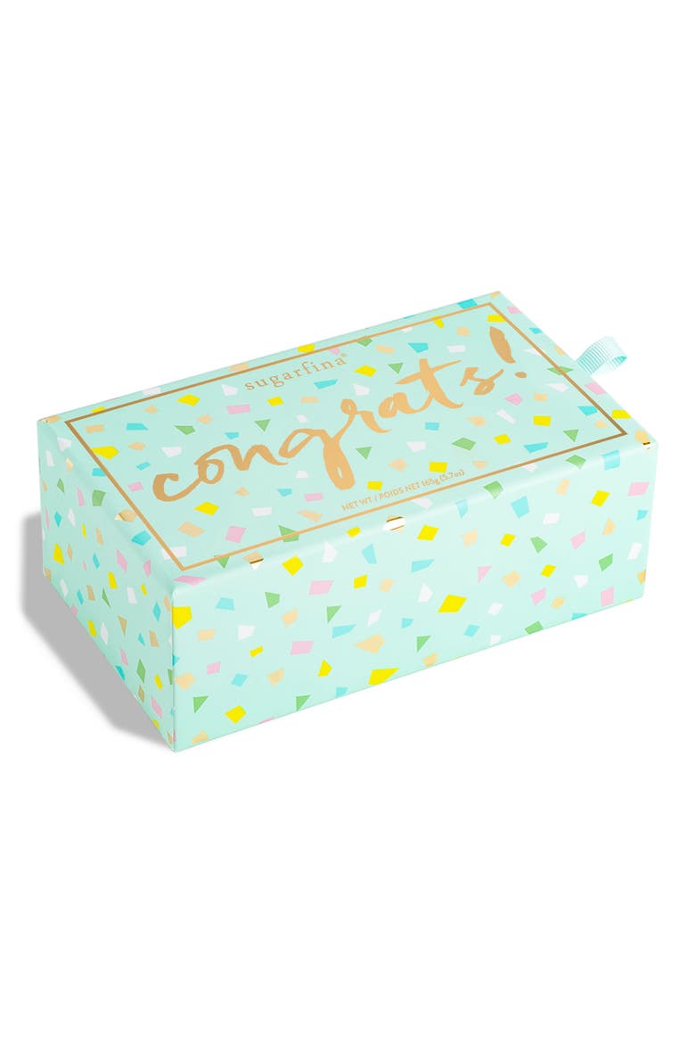Congrats 2-Piece Candy Bento Box, Main, color, BLUE