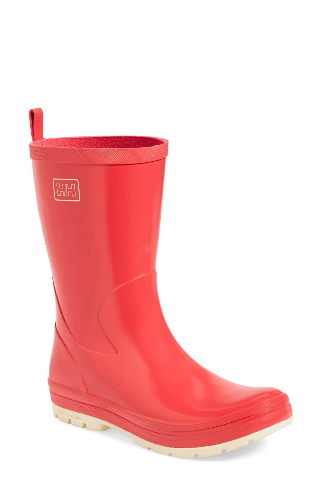 Midsund Rain Boot, Main, color, PINK SHAKE/ EGGSHELL