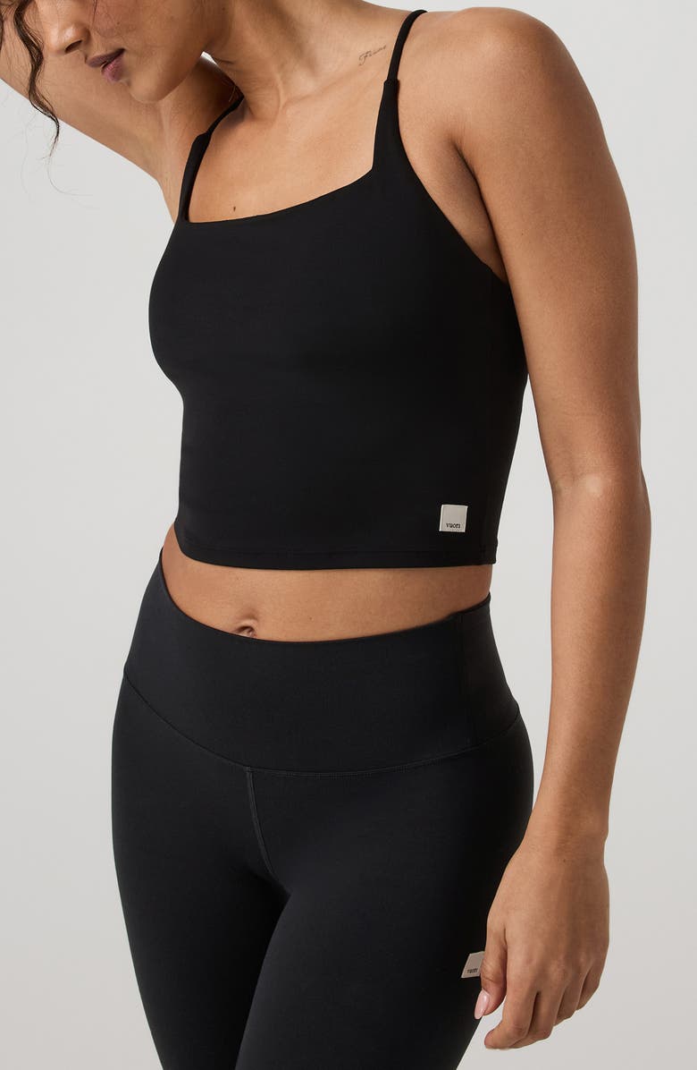 Vuori All the Feels Strappy Back Tank, Alternate, color, Black