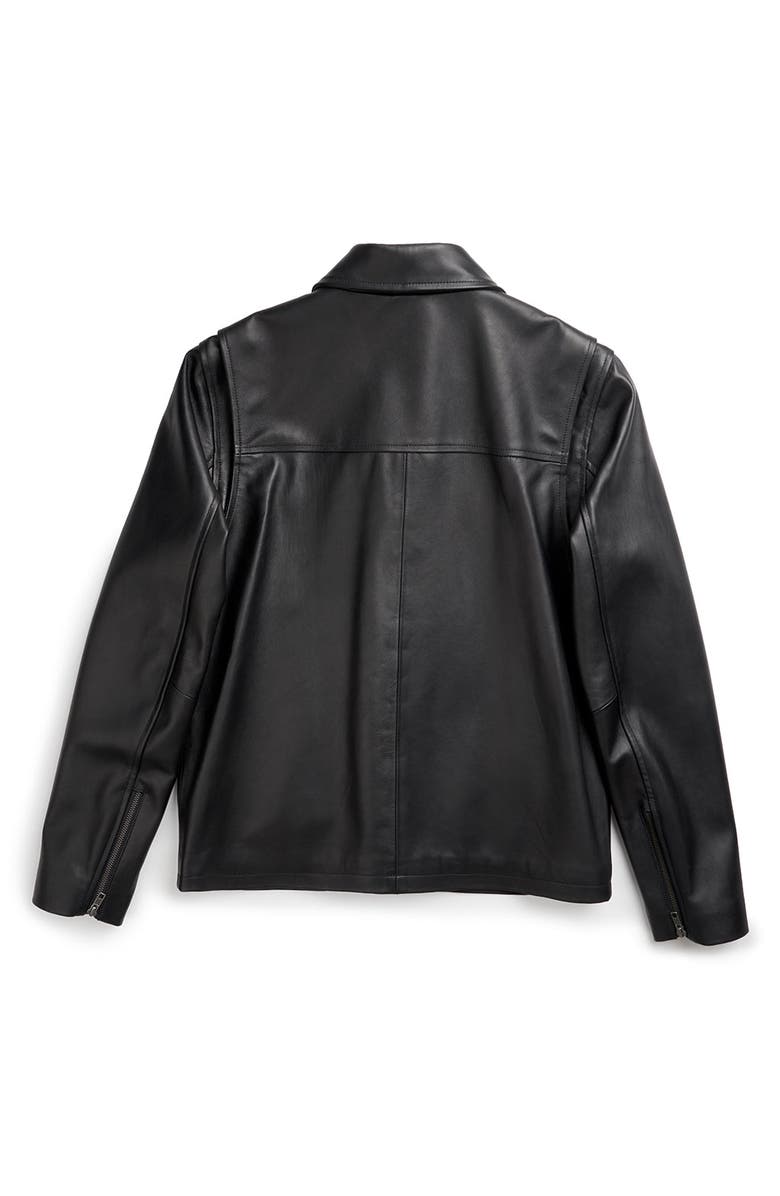 Last Wolf Rainer Moto  Jacket, Alternate, color, Black