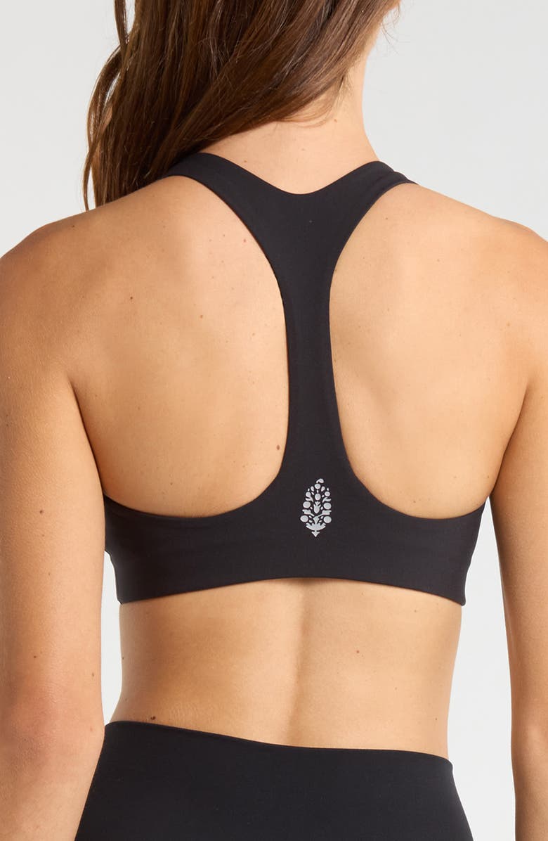 Free People FP Movement Win Win Sweetheart Racerback Bra, Alternate, color, Black