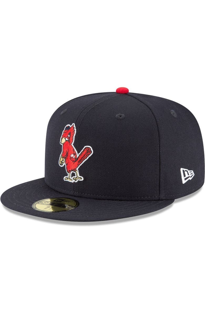 New Era Men's New Era Navy St. Louis Cardinals Cooperstown Collection Wool 59FIFTY Fitted Hat, Alternate, color, Navy