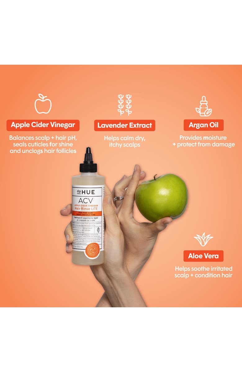 dpHUE Apple Cider Vinegar Hair Rinse Lite, Alternate, color, NO COLOR