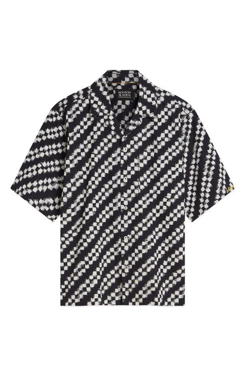 Ikat Relaxed Fit Short Sleeve Shirt