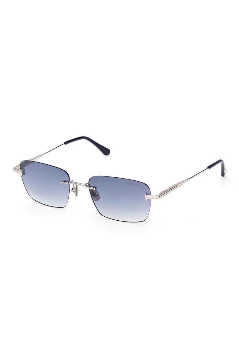 Jake 54mm Gradient Rectangular Sunglasses | Nordstrom