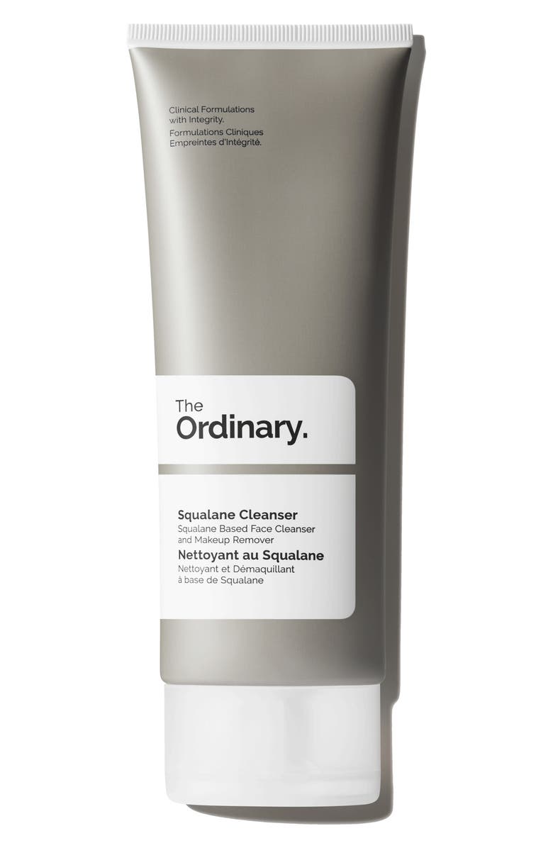 The Ordinary Squalane Cleanser Hydrating Makeup Remover, Main, color, 