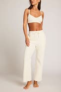 Negative Underwear Waffle Knit Cropped Track Pant