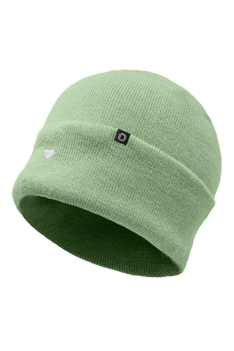 Lil Heart Beanie Cap, Alternate, color, Light Green