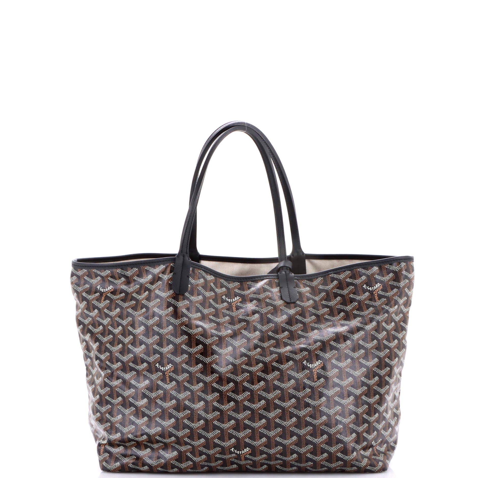 Pre-Owned Goyard Saint Louis Tote Coated Canvas PM, Alternate, color, Black