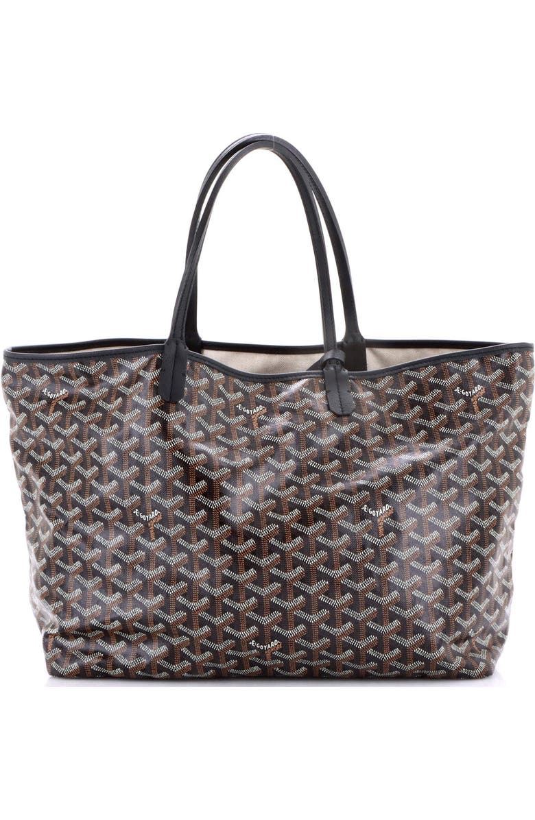 Pre-Owned Goyard Saint Louis Tote Coated Canvas PM, Alternate, color, Black