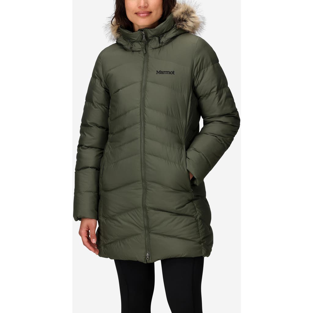 Marmot Montreal 700 Fill Power Down Parka In Green