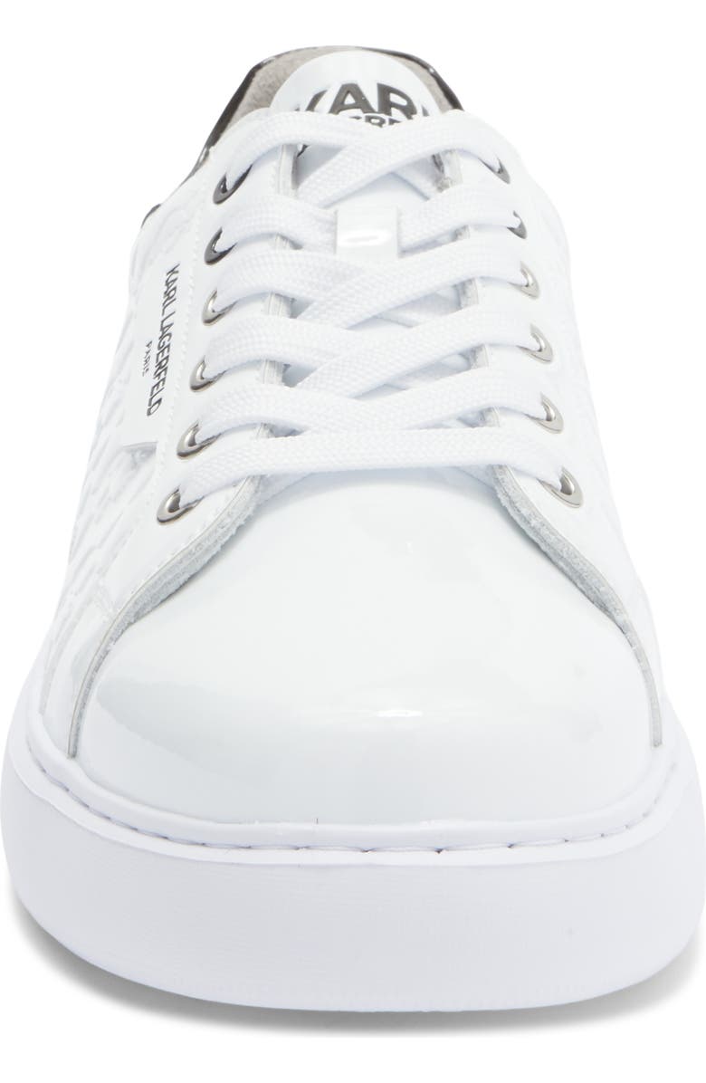 KARL LAGERFELD PARIS Karl Profile Low Top Sneaker, Alternate, color, White