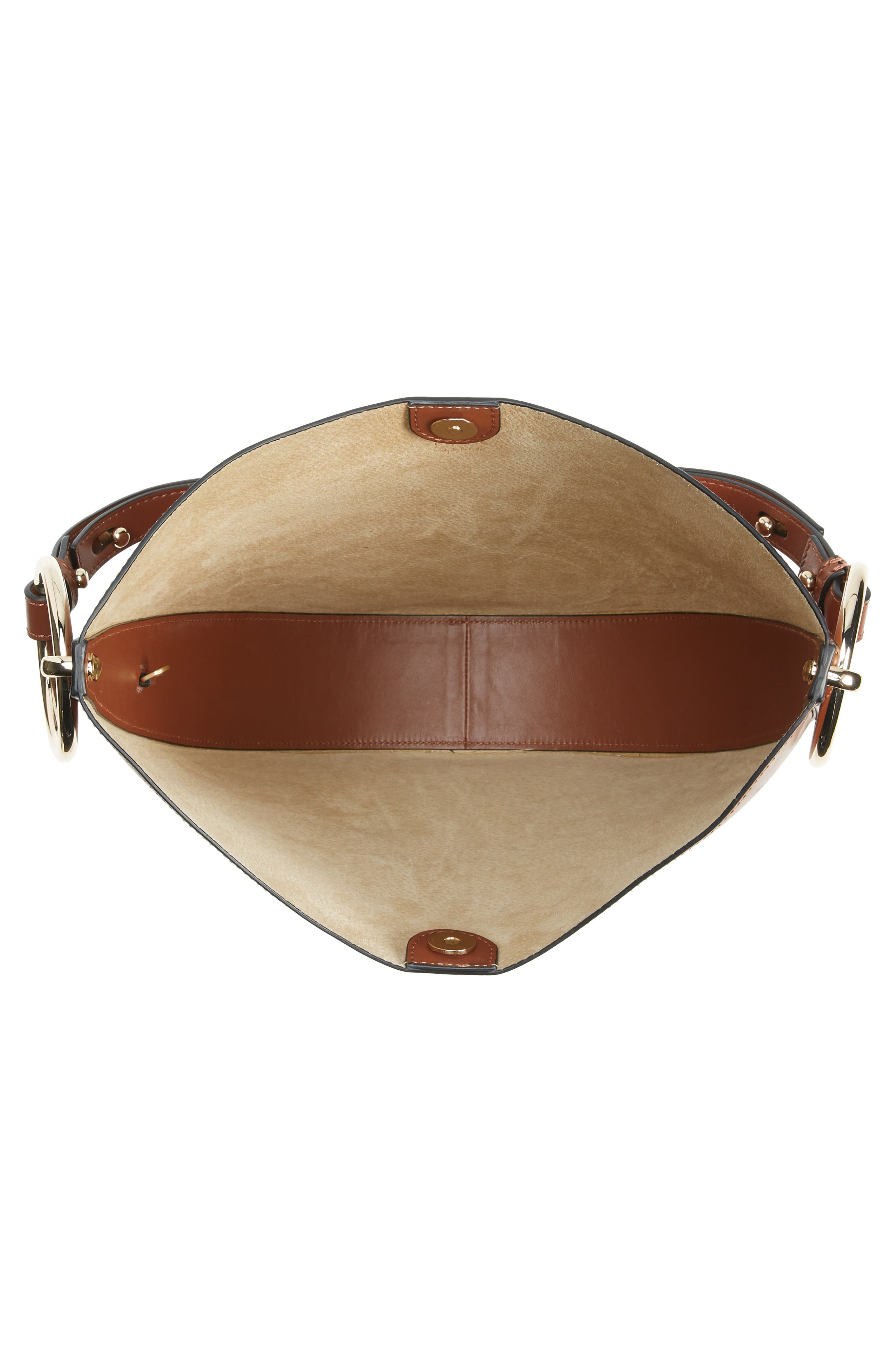 Le Switch Leather Hobo Bag, Alternate, color, SADDLE
