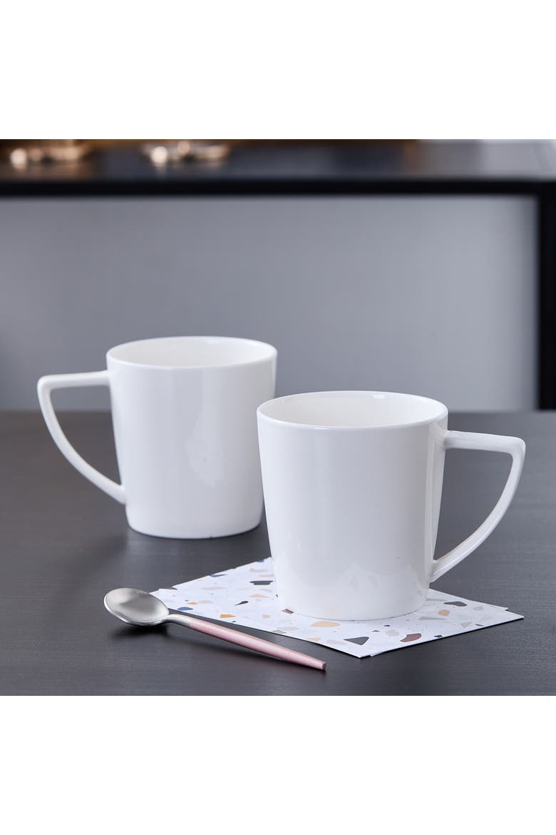 Madeline Bone China 32-Piece Dinnerware Set, Alternate, color, White
