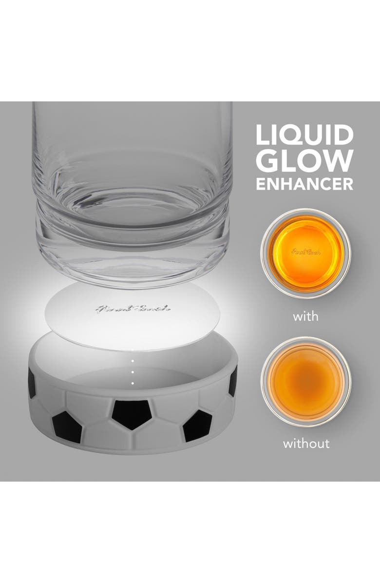 FINAL TOUCH Kick-Off Soccer / Football Tumbler with Ice Mould, Alternate, color, Clear