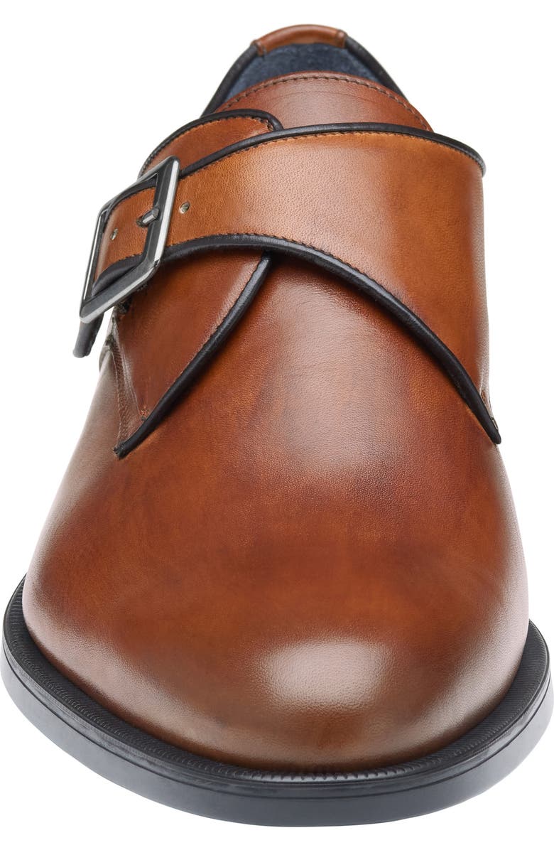 Johnston & Murphy Flynch Monk Strap Loafer, Alternate, color, Tan Italian Calfskin