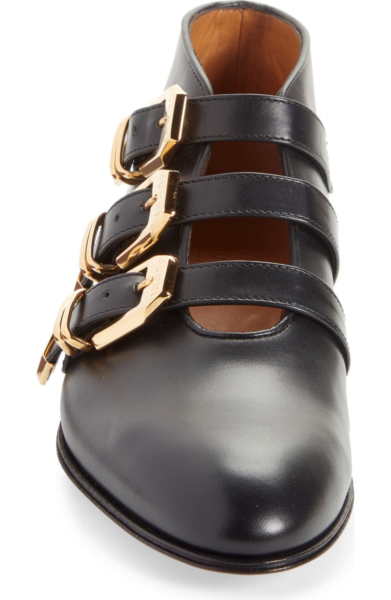 Gucci Hollywood Buckle Bootie, Alternate, color,