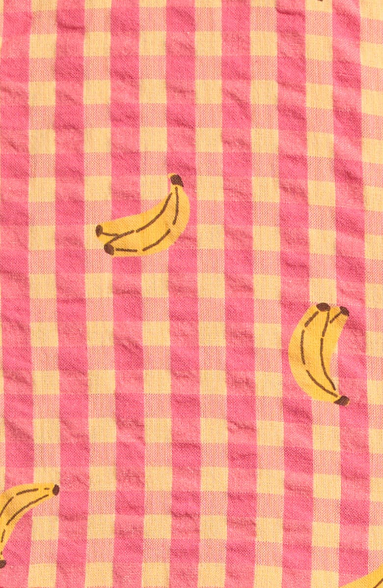 NEXT Kids' Gingham Cotton Romper, Alternate, color, Pink