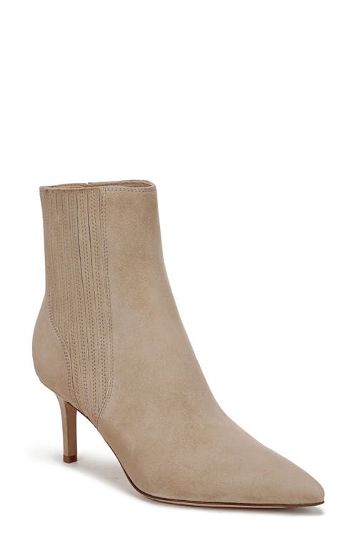 Veronica Beard Lisa 70mm Pointed Toe Bootie In Sand