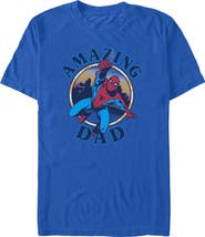 Marvel Men's Marvel My Dad Is Amazing Graphic T-Shirt