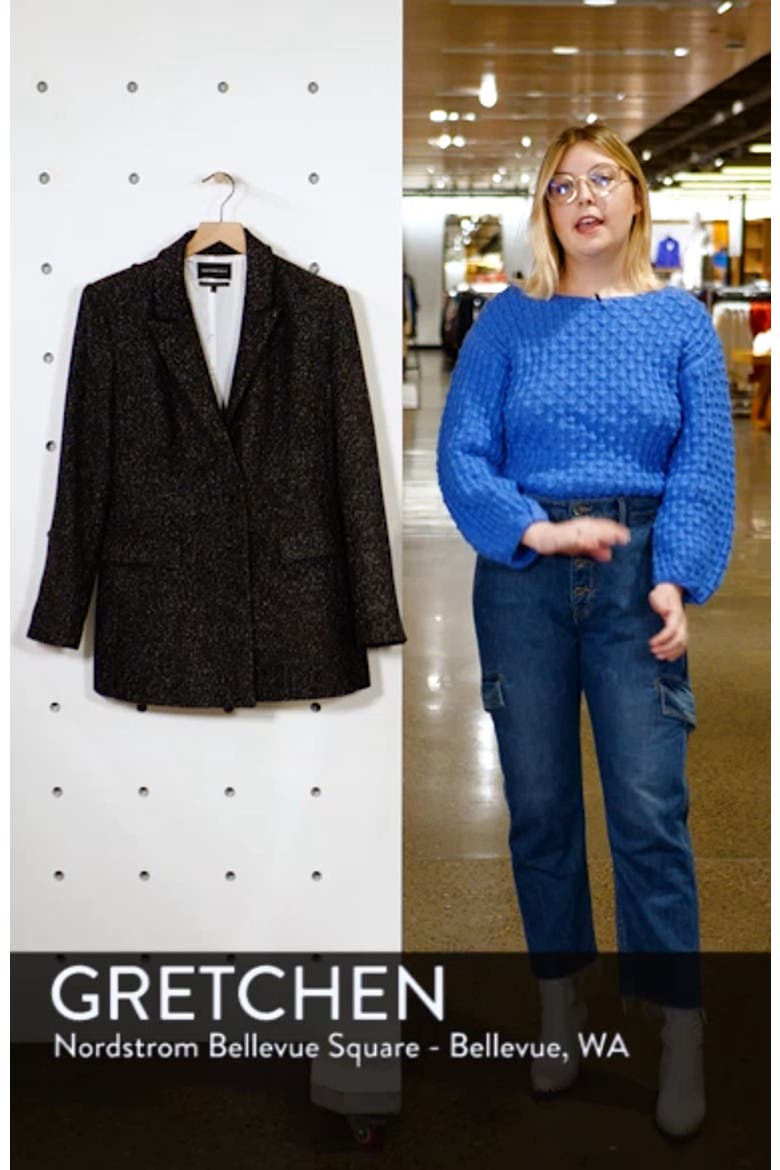 Bouclé Blazer (Nordstrom Exclusive) video