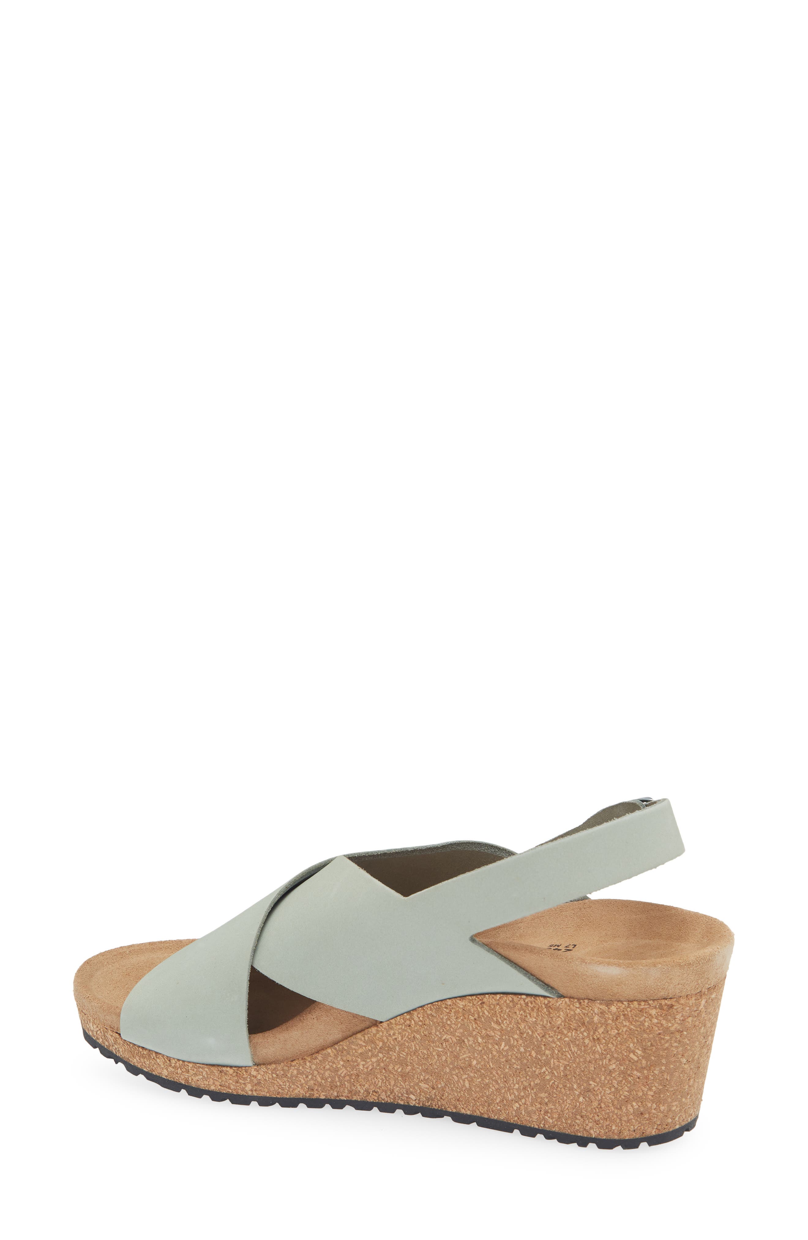 Birkenstock Papillio by Birkenstock Samira Slingback Sandal, Alternate, color, Pure Sage Nubuck