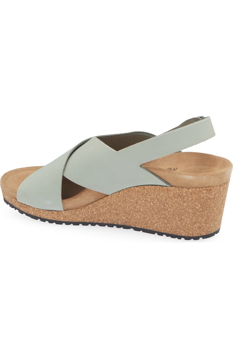 Birkenstock Papillio by Birkenstock Samira Slingback Sandal, Alternate, color, Pure Sage Nubuck