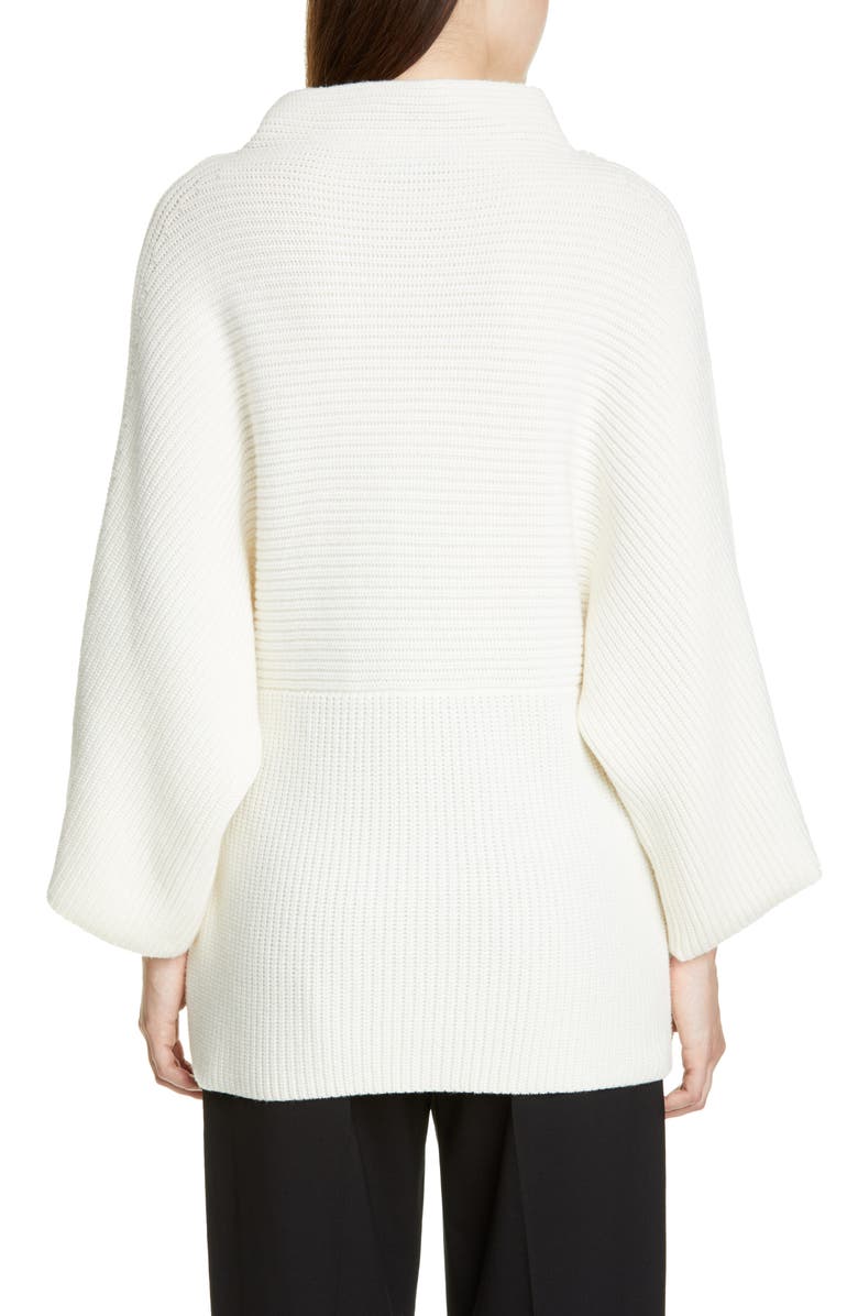St. John Collection Luxe Cashmere Rib Sweater, Alternate, color, 