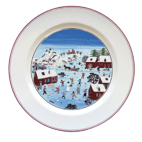 Naif Christmas Dinner Plate