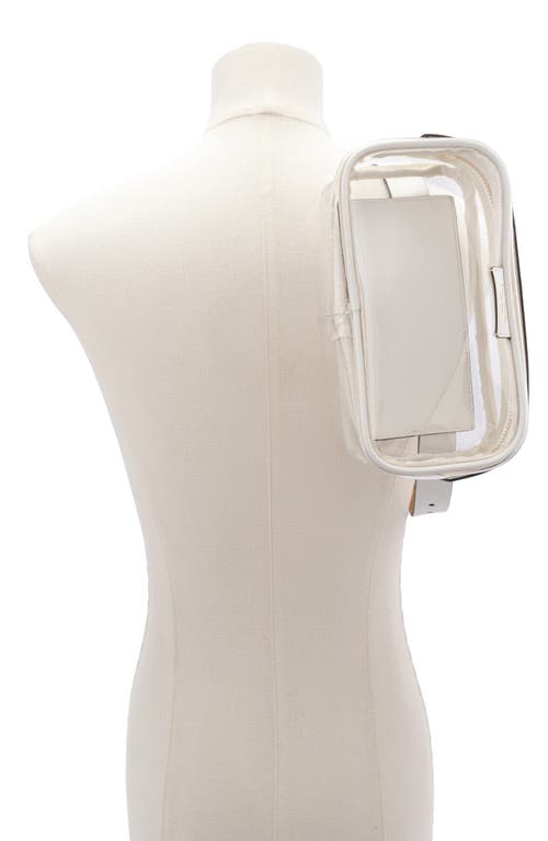 Kate Spade New York Clear Belt Bag In Clear/true White