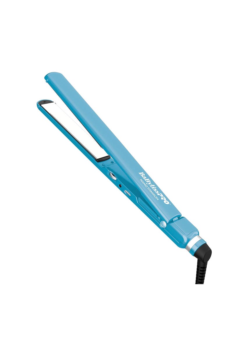 Nano Titanium 1" Ultra-Thin Flat Iron, Main, color, Blue