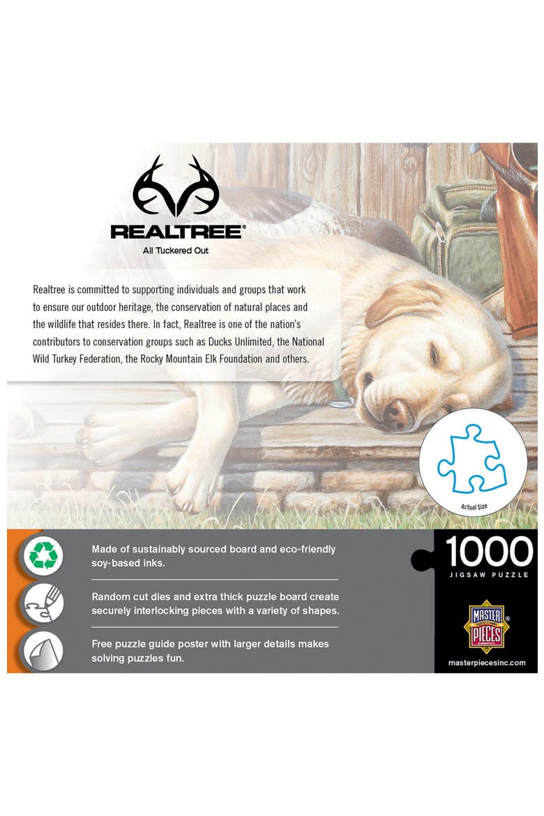 All Tuckered Out 1000 Piece Puzzle, Alternate, color, Multicolor