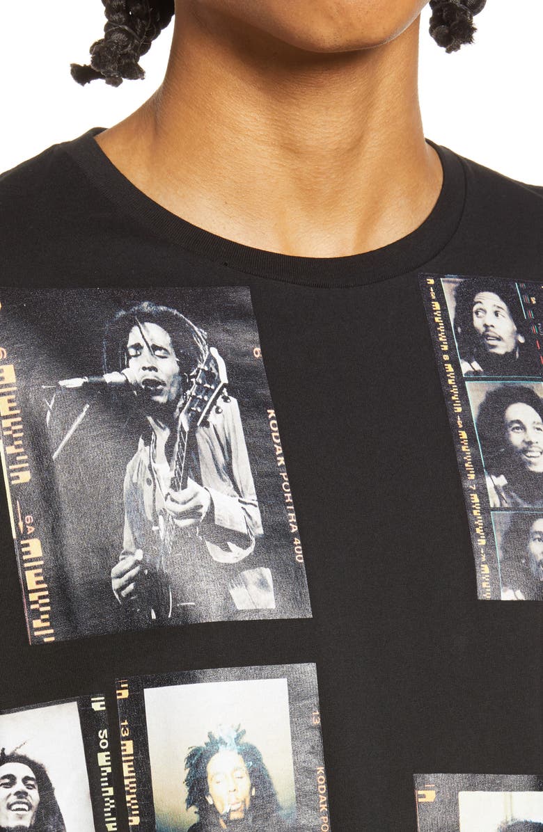Cult of Individuality Bob Marley Men's Graphic Tee, Alternate, color, 
