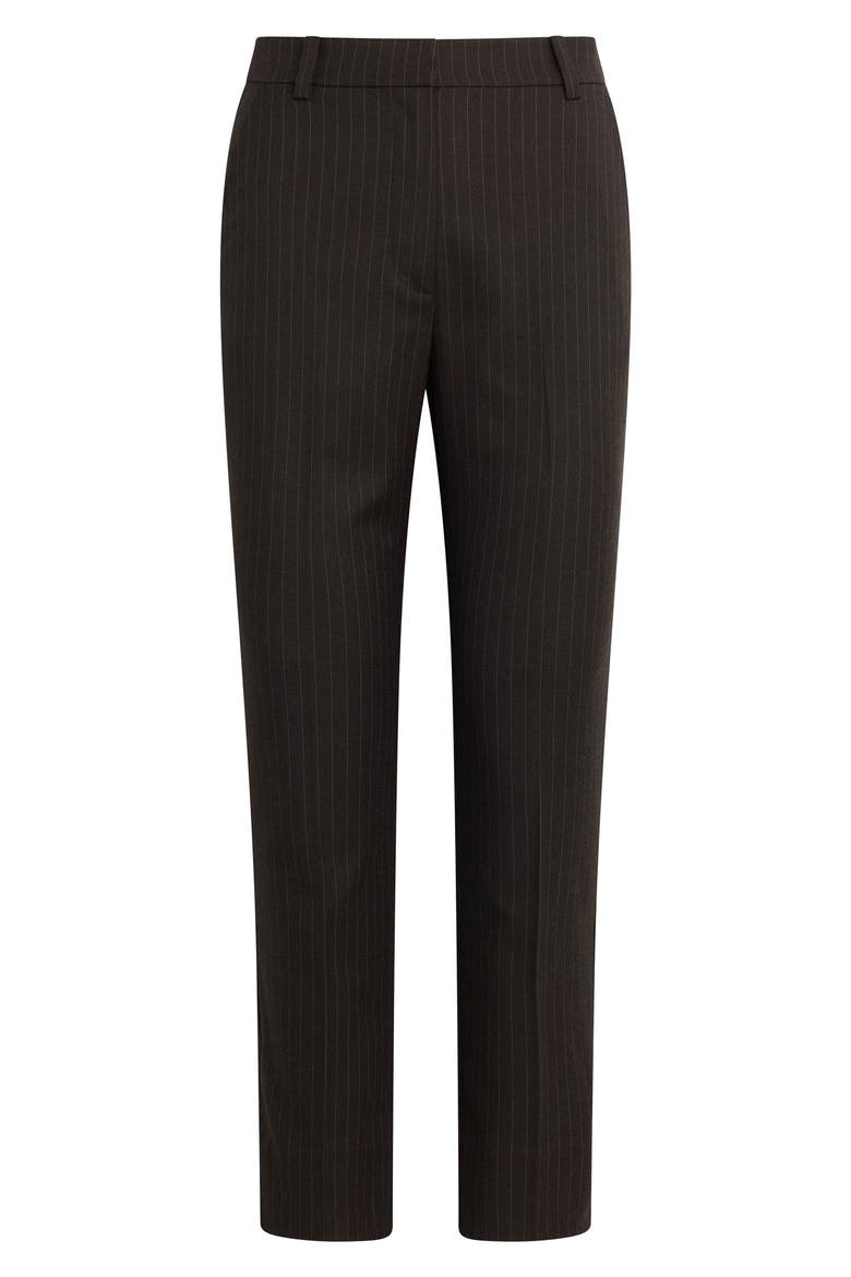 The Favorite Cigarette Pinstripe Ankle Pants, Alternate, color, ESPRESSO PINSTRIPE