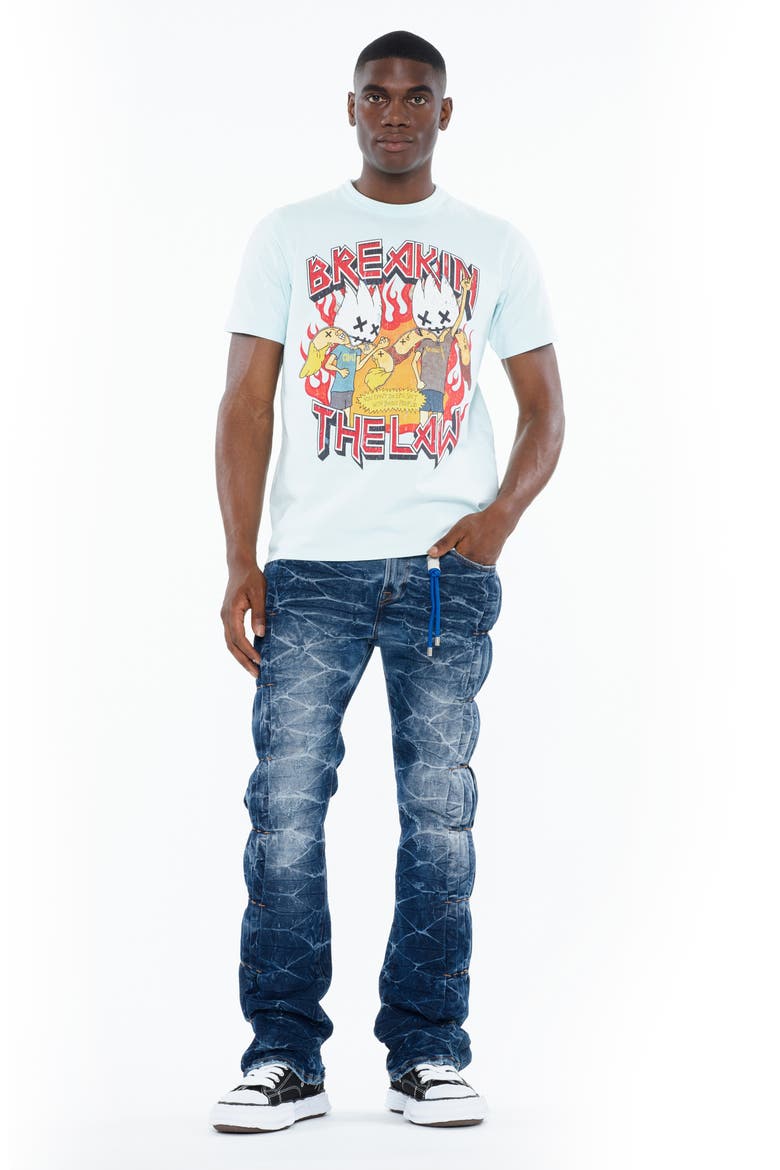 Cotton Graphic T-Shirt, Alternate, color, POWDER BLUE