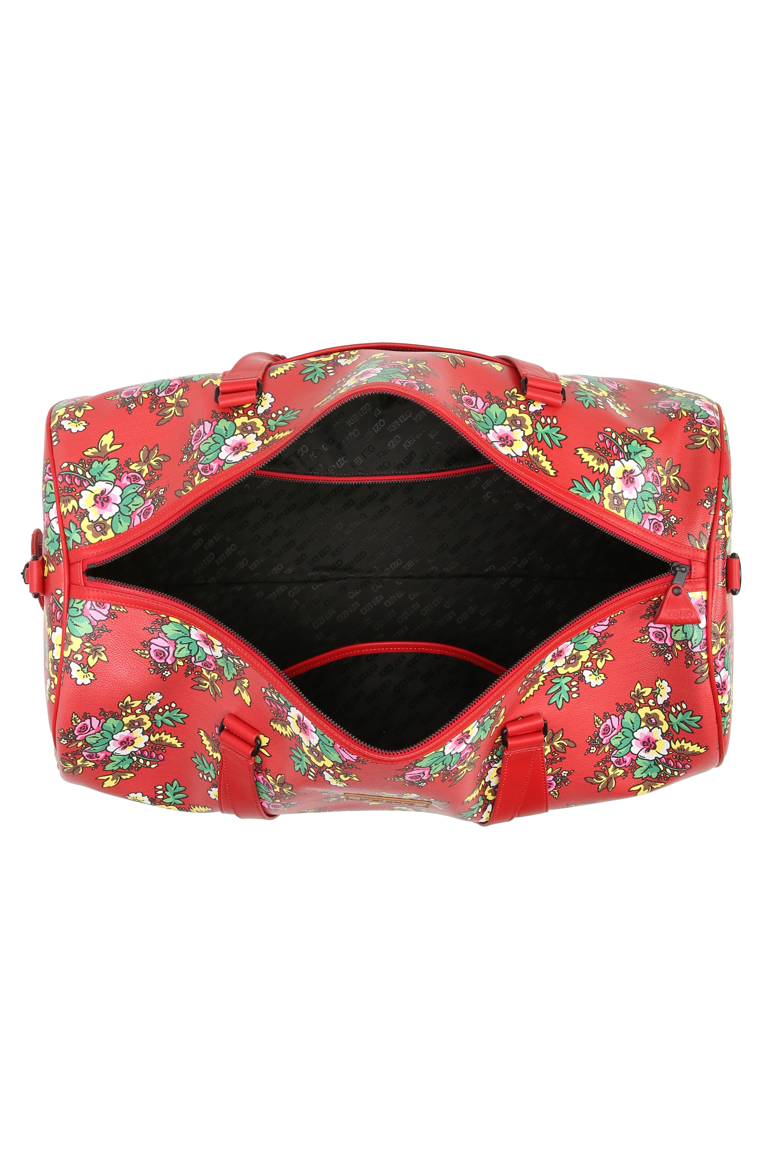 KENZO Large Courier Faux Leather Tote, Alternate, color, 