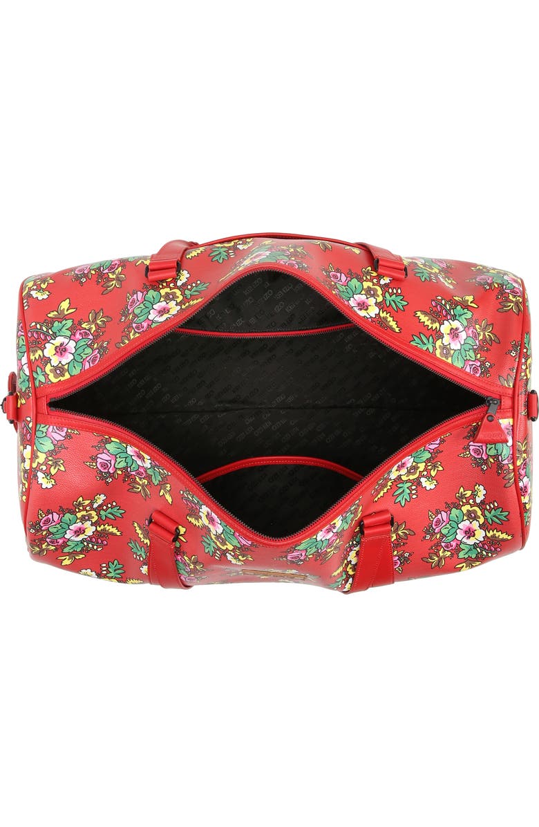 KENZO Large Courier Faux Leather Tote, Alternate, color,