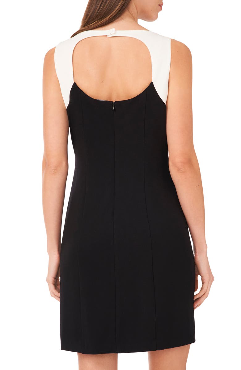 Halogen<sup>®</sup> Cutout Sleeveless Shift Dress, Alternate, color, 