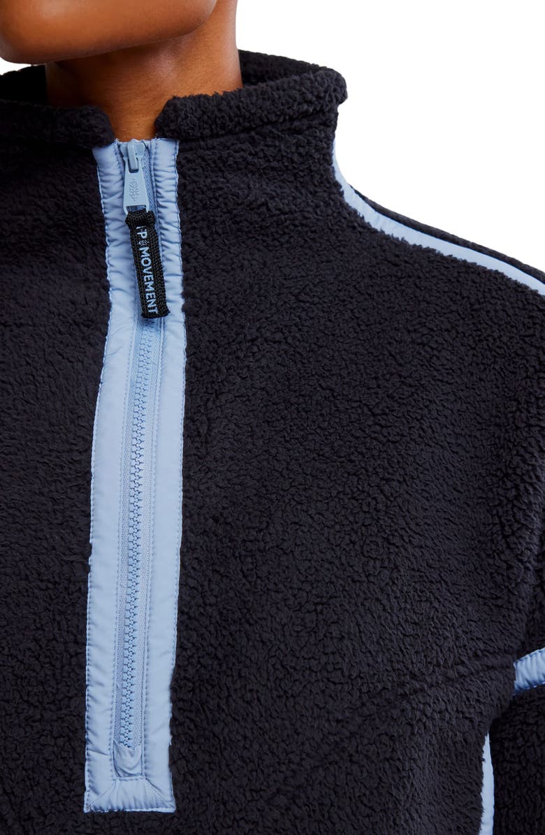 Free People FP Movement Mountain High Fleece Half Zip Pullover, Alternate, color,