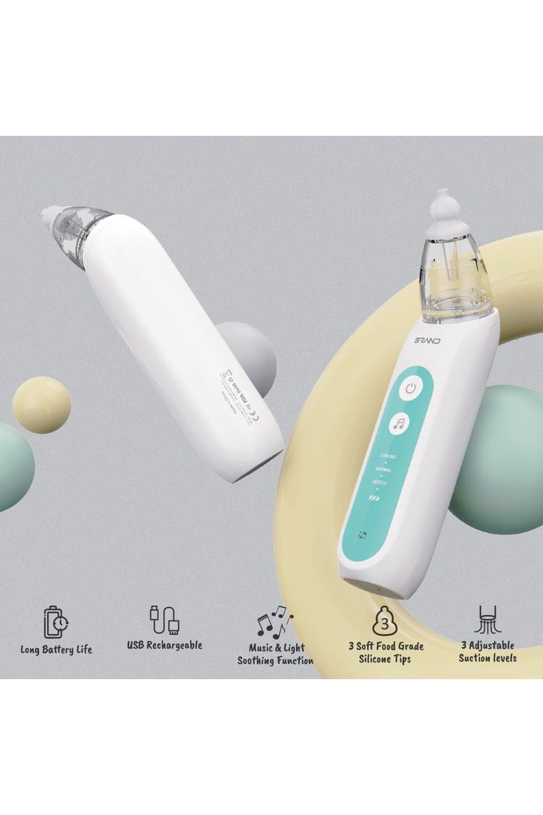 Baby Nasal Aspirator, Alternate, color, White