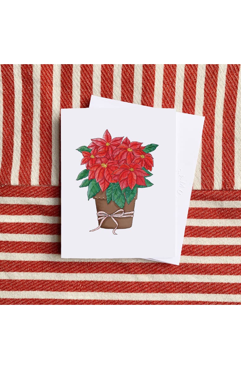 Ramus & Co Poinsettia Winter/Holiday/Christmas Greeting Card Pack Sets, Alternate, color, Multi-Pack