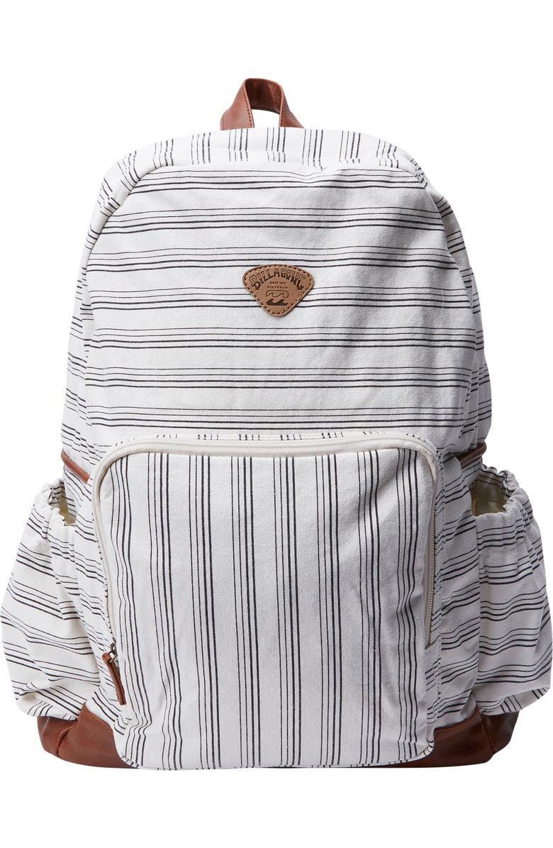 Billabong Home Abroad Stripe Canvas Backpack, Main, color,