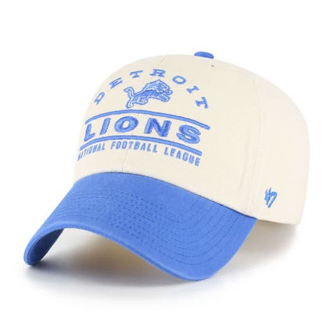 Men's '47  Natural Detroit Lions Windham Clean Up Adjustable Hat