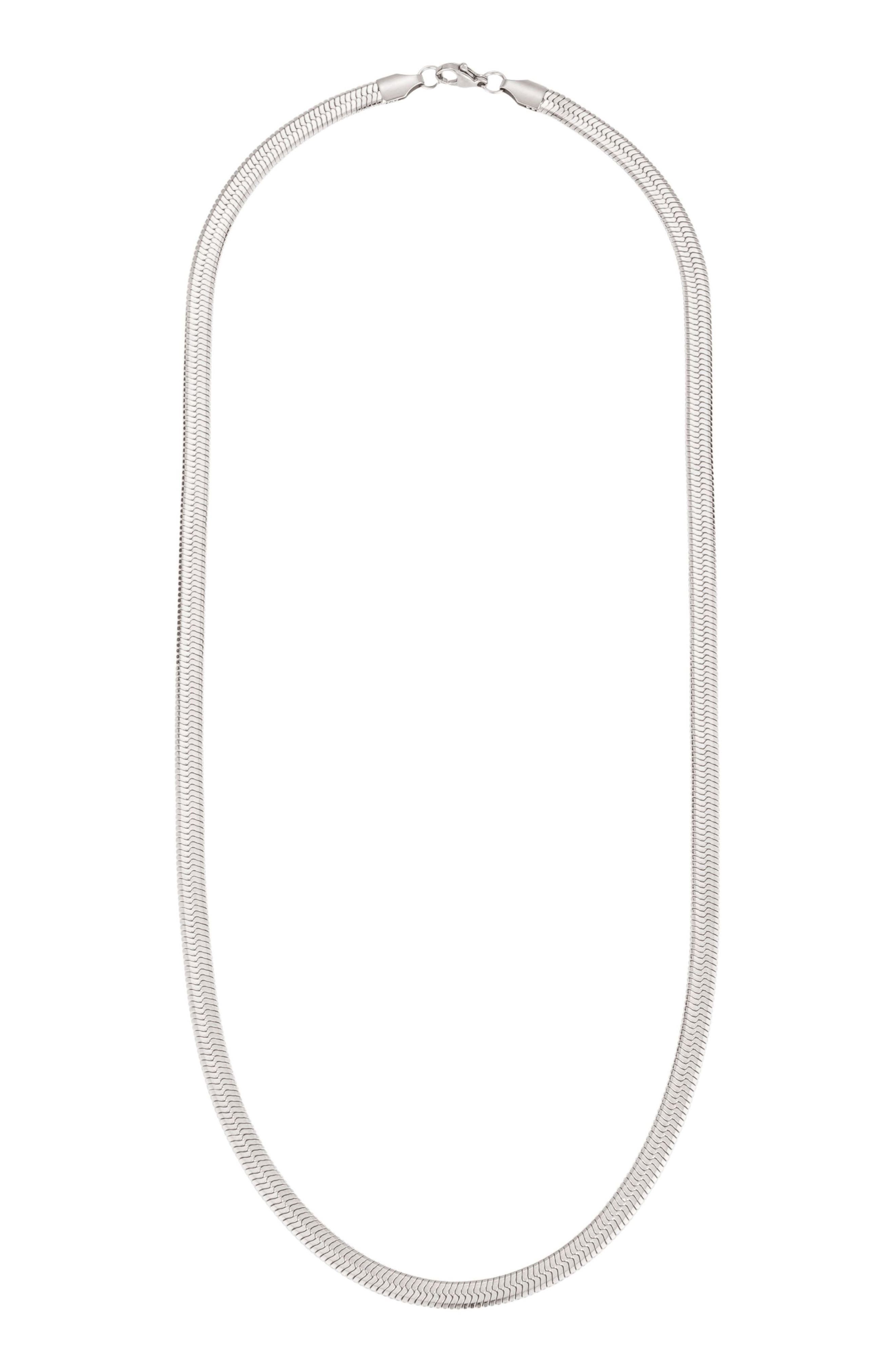 5mm Herringbone Chain Necklace